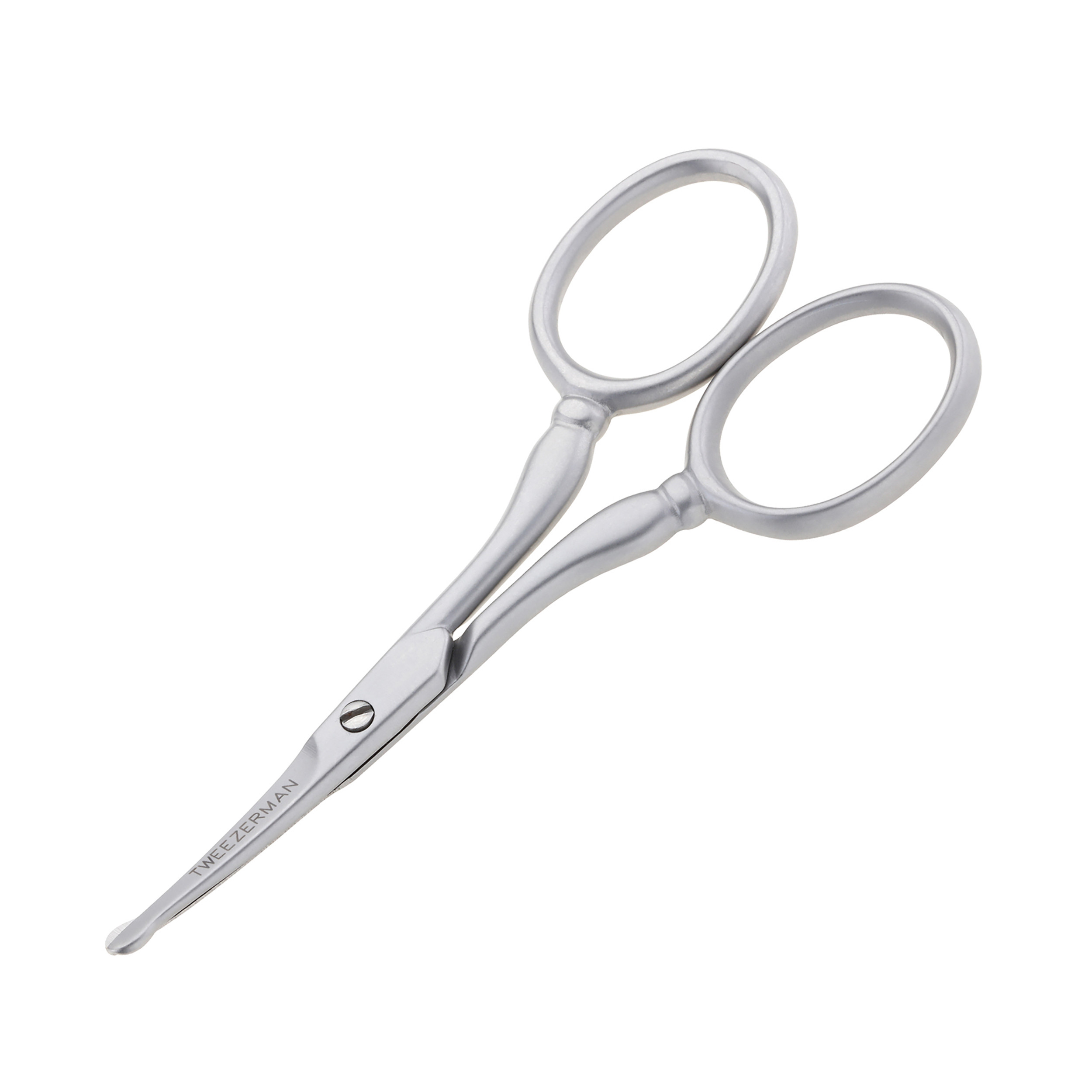Stainless steel rounded tip Pet Safety Tip Trimming Scissors eligable for the tweezerman sharpening program. 